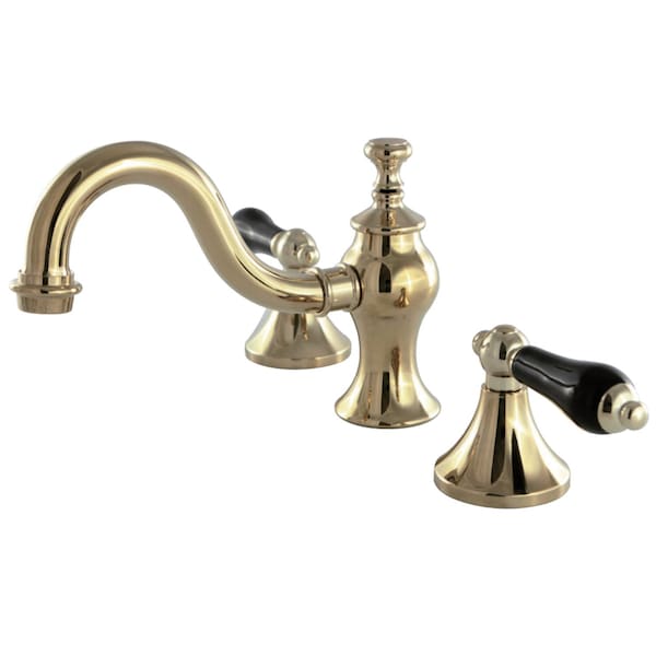 KC7162PKL 8" Widespread Bathroom Faucet, Polished Brass